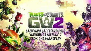 Arrière-cour champ de bataille jardin plantes révéler contre guerre des morts-vivants 2 gameplay