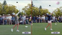【ゴルフスイング】日本では見納め⁉ 宮里藍のゴルフスイング＆スロー再生by Suntory Ladies Open 2017