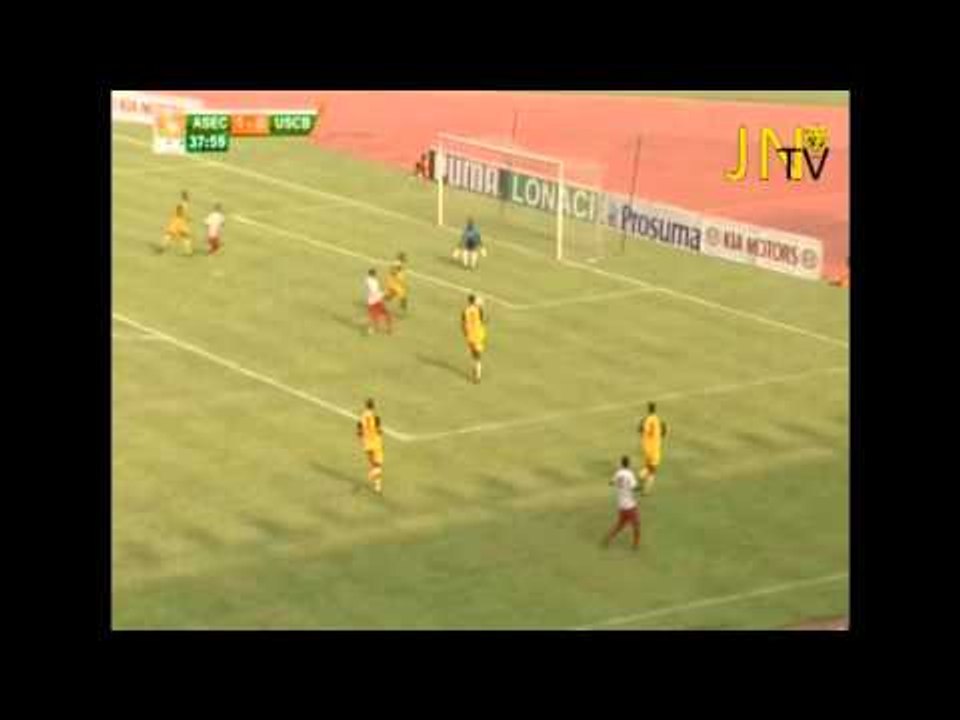 But de l'USC Bassam face à l'ASEC Mimosas