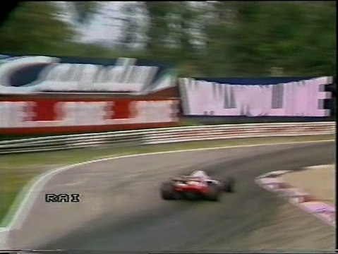 Gran Premio d'Italia 1985: Sorpasso di Lauda ad Alboreto e pit stop di N. Piquet