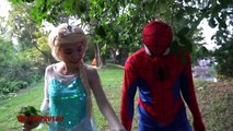 Elsa Fall in Love with Joker Chị Elsa yêu say mê Joker Spiderman Snow White vs Maleficent