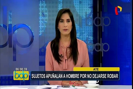 Ate Vitarte: hombre es acuchillado por resistirse a robo