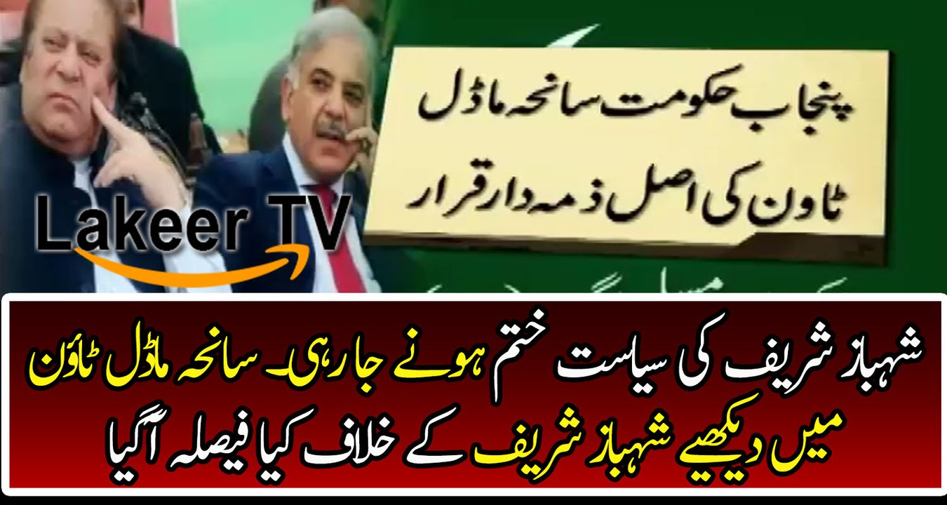 Shahbaz Sharif Politics Career Going to Finished