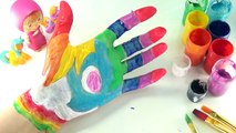 Learn Colors with Body Paint for Kids | Body Painting Learning Colors for Children
