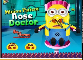 Minion Patient Nose Doctor - Minion Games For Kids