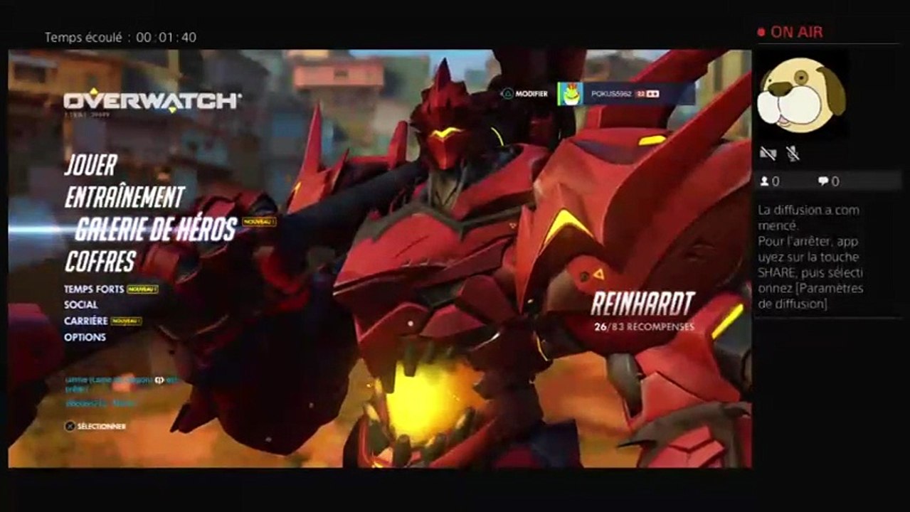 Diffusion PS4 en direct de Pokus5962