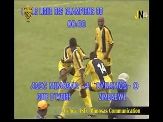 Finale Ligue des champions 1998 ASEC Mimosas 4-2 Dynamo Harare