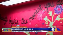 Mom Paints Inspiring Messages on Bathroom Walls at Virginia Schools