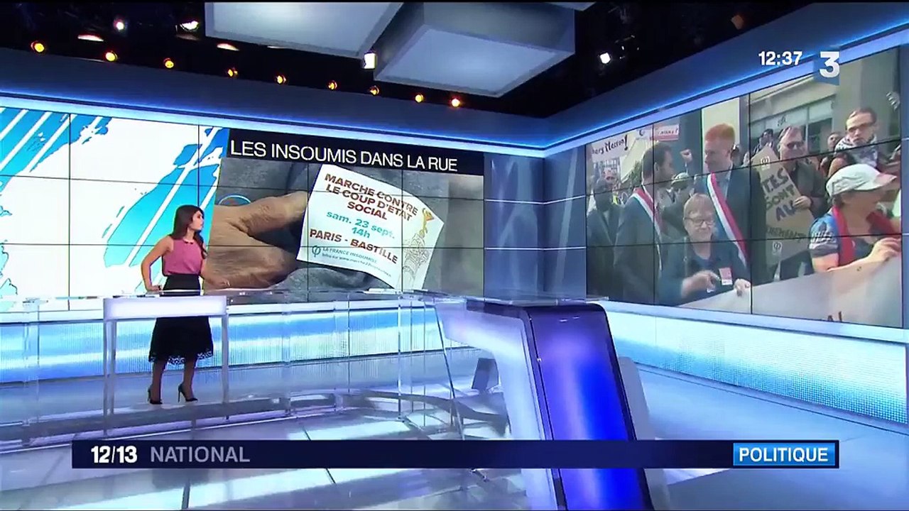 Les Insoumis dans la rue : dans les pas du député Ugo Bernalicis