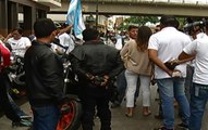 Marcha pacífica de motociclistas en Guayaquil