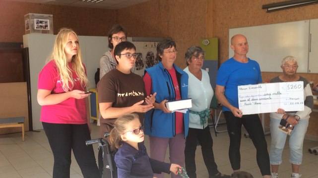 Arrivée du groupe de marcheurs d'Alençon'Z ensemble