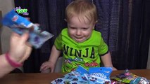 Toddler Teagan opens more Blind Bags! Thomas Trains, Disney Junior & TsumTsum! BinsToyBin