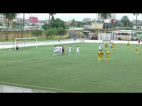 Second 16e de finale de la Coupe CAF ASEC Mimosas-CF Mounana mi-temps 1