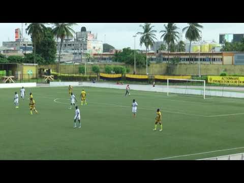 Second 16e de finale de la Coupe CAF ASEC Mimosas-CF Mounana mi-temps 1