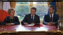 Macron signs 5 decrees to overhaul French labour laws
