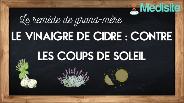 Le remède de grand-mère contre les coups de soleil : le vinaigre de cidre