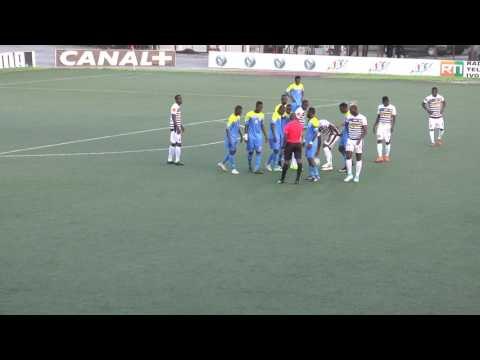 18e journée de ligue 1 SC Gagnoa - ASEC Mimosas 1ère mi-temps