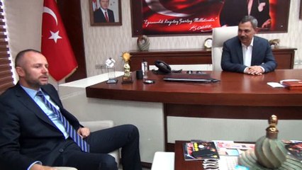 KELEŞ VE EKİBİNDEN BAŞKAN UYSAL'A ZİYARET...