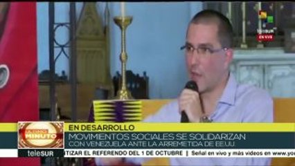 Arreaza: La Revolución Bolivariana no le tiene miedo a Trump