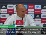 Title race is not over - Zidane