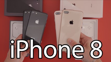 Apple iPhone 8 et 8 Plus : Déballage et prise en main (Unboxing)