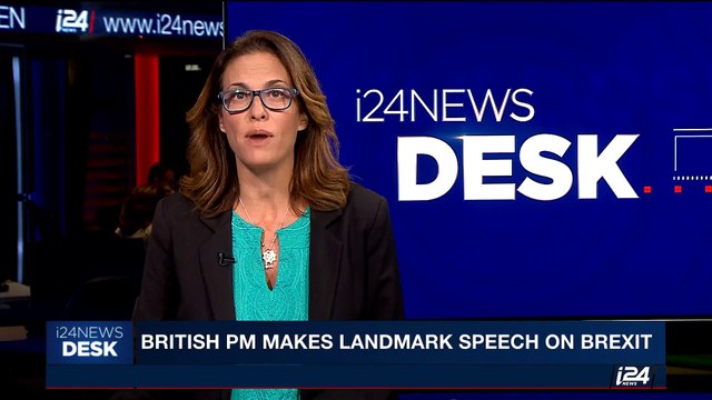 i24NEWS DESK | British PM makes landmark speech on Brexit | Friday, September 22nd 2017