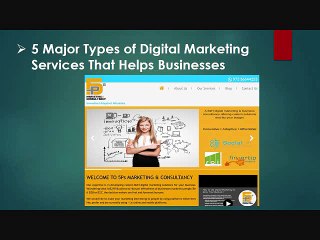 5 Major Types of Digital Marketing Services That Helps Businesse