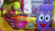 Dora the Explorer Play Doctor Check Up Kit Playset Nickelodeon Nick Jr Dora Toy!