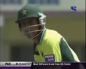 Abdul Razzaq played a splendid innings against India