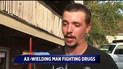 Ax-Wielding Man 'Tired of Drugs' Damages Stranger's Truck