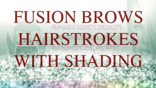 Fusion Brows Hairstrokes With Subtle Shading