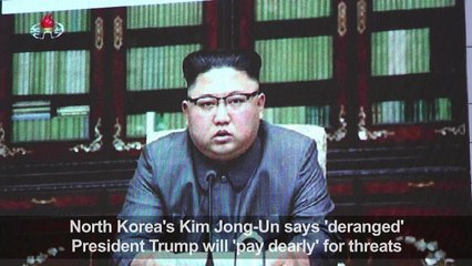Kim says Trump 'deranged' as Pyongyang hints at Pacific H-bomb