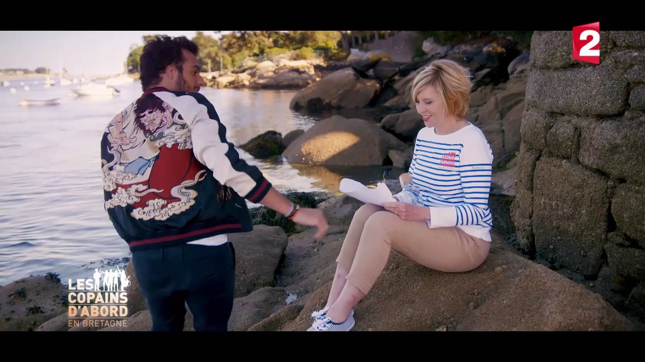 Amir et Chantal Ladesou dans Les copains d'abord en Bretagne