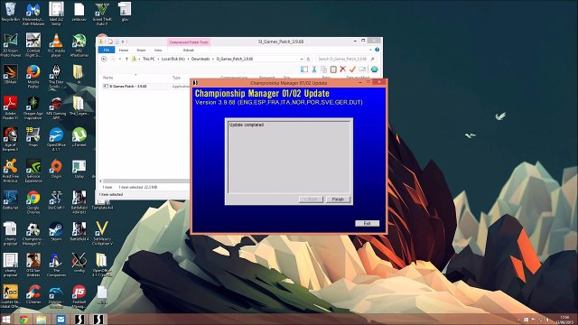 Championship Manager 01 / 02 on Nvidia Shield Android Tablet