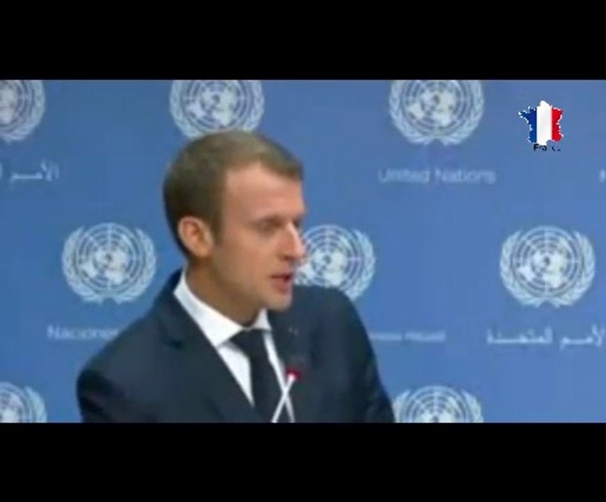 Macron et le désaccord avec les Etats Unis sur le climat