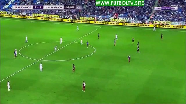 3-1 Vágner Love Goal Turkey Süper Lig - 22.09.2017 Trabzonspor 3-1 Alanyaspor