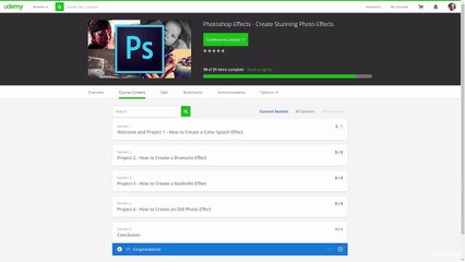 (FULL COURSE) Photoshop Effects - Create Stunning Photo Effects   Udemy