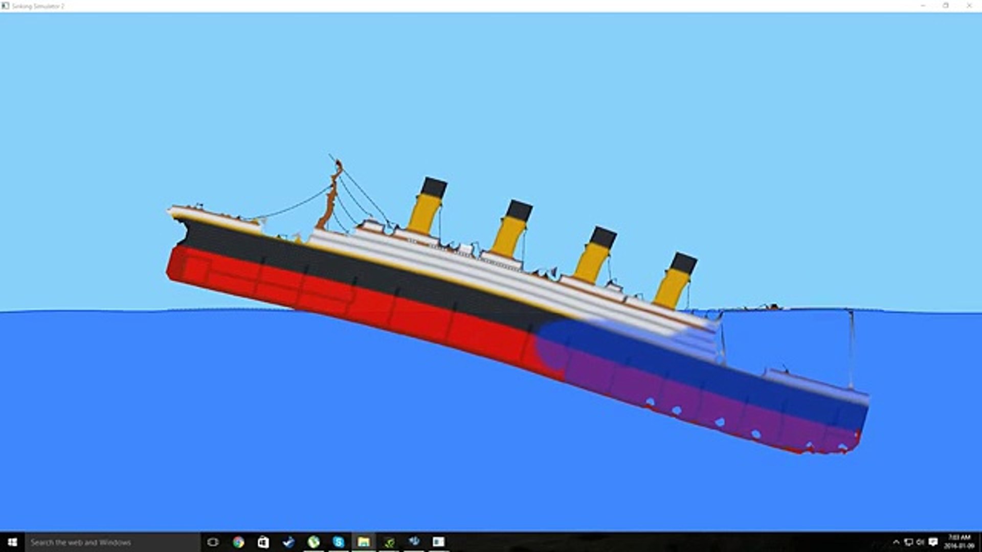 Titanic Sinking -- Sinking Simulator 2. Alpha  – Видео Dailymotion