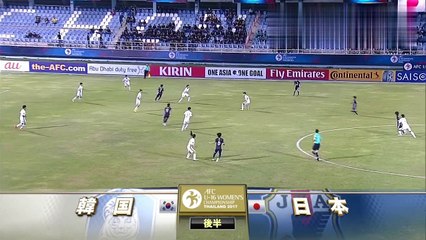 Japan x Korea 2017/09/20 Semi-final U-16 Asian Women's Championship