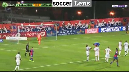 Yoann Court GOAL HD - GFC Ajaccio 1-0 Chateauroux 22/09/2017  HD