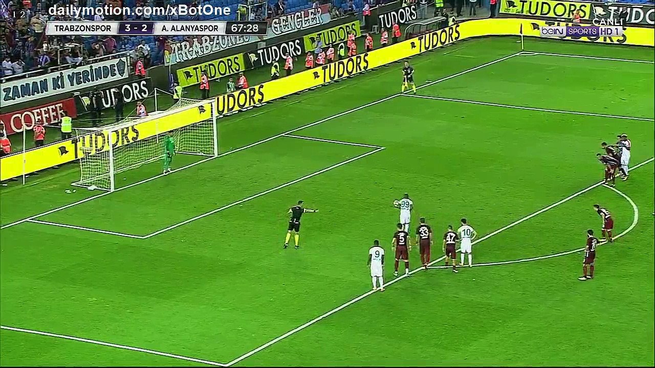 Vagner Love penalty Goal HD - Trabzonspor 3 - 3 Alanyaspor - 22.09.2017 (Full Replay)
