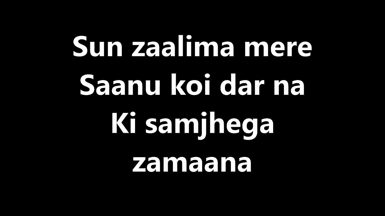 HUMSAFAR LYRICS – Badrinath