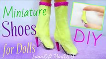DIY Miniature Doll Shoes for Barbie, Monster High, OOAK Doll