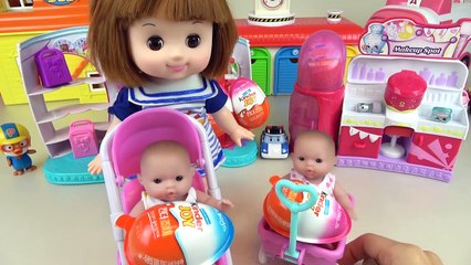 Baby Doll toilet toys and Orbeez Surprise eggs