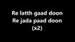 Dangal Dangal Lyrics – Title Song - Daler Mehndi Ft. Aamir Khan - Full HD Video