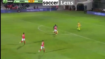 Dona Ndoh GOAL HD - Nimes 1-4 Niort 22/09/2017   HD