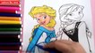 frozen colouring pages : How to color elsa colouring pages , coloring pages for girls , learn colors
