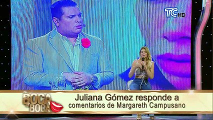 Juliana Gómez responde a comentarios de Margareth Campusano Parte 2