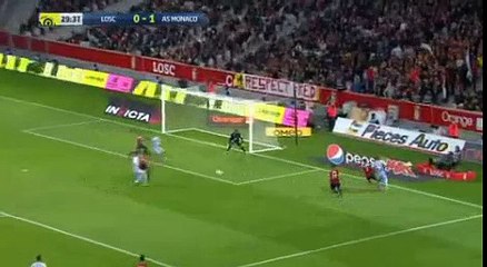 Lille 0  -  2  Monaco 22/09/2017 Rachid Ghezzal Goal 31' HD Full Screen .