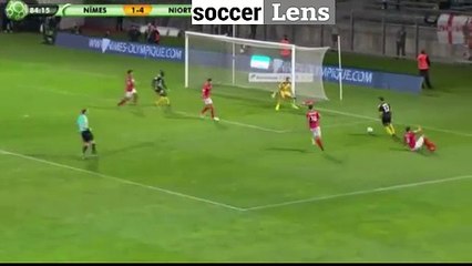 Dona Ndoh GOAL HD - Nimes 1-5 Niort 22/09/2017  HD